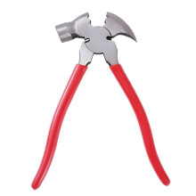10 Inch Fencing Pliers with Hammer Staple Puller, and Wire Cutters - Multi-Purpose Tool for Fence Installation