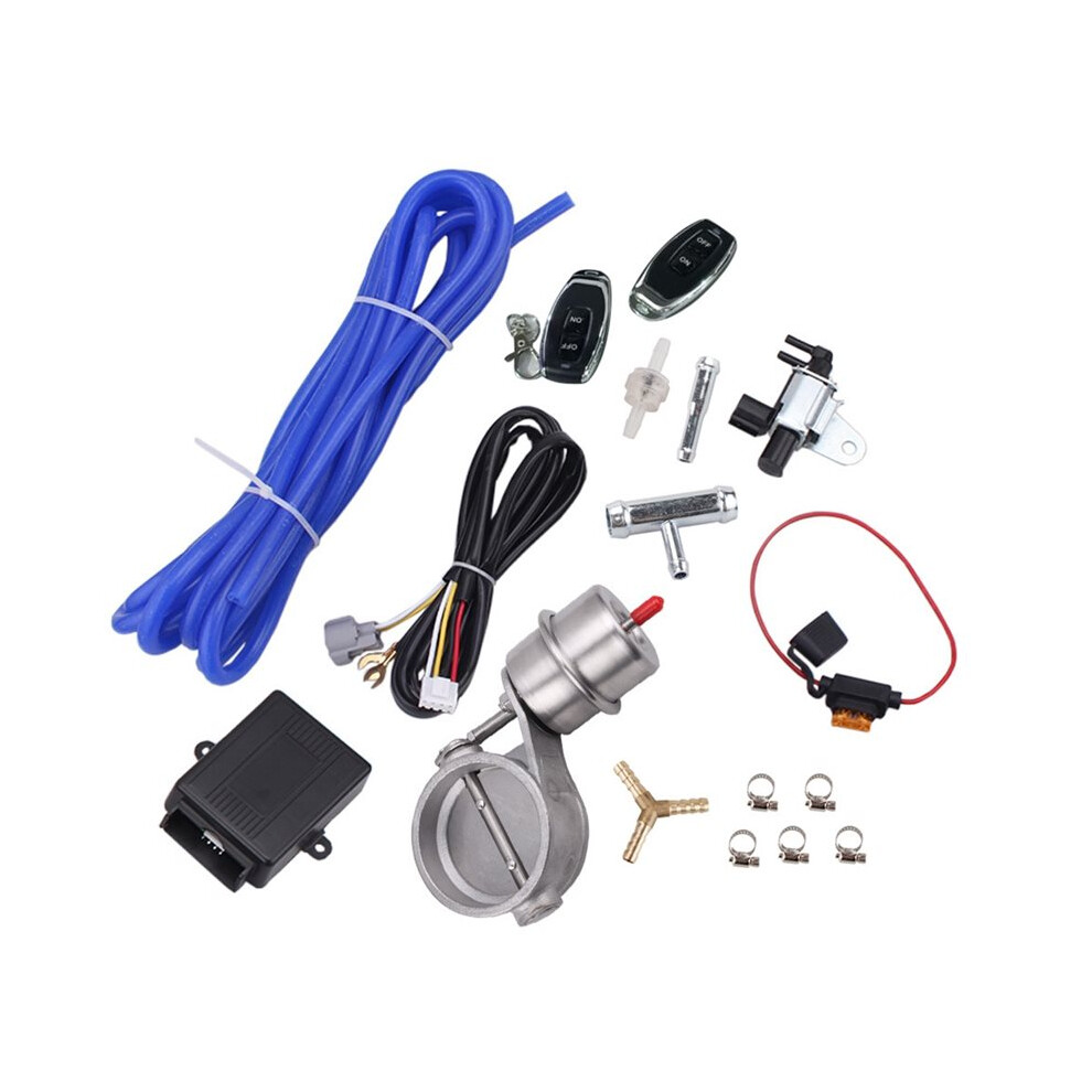 3-Inch (76Mm) Vacuum-Actuated Exhaust Valve Kit (Normally Closed) With Wireless Remote Control 4711599845298