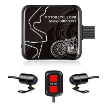 Motorcycle Dash Cam Front and Rear Dual 1080P Waterproof Cameras with WiFi App Control G-Sensor Loop Recording Camera