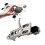 Universal Turntable Headshell+AT3600L Stylus+Brush Kit Universal Phono Cartridge Mount for LP Vinyl Record Player B 2