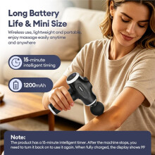 High Power Fascia Massage Gun Replacement Massage Heads High Frequency Vibration Full Body Muscle Relax Accessories
