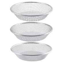 3Pcs 3 Apertures Sizes Soil Sifter Sieve - Screen for Compost, Dirt, Rocks, Gravel & Garden - Fits 5 Gallon Bucket
