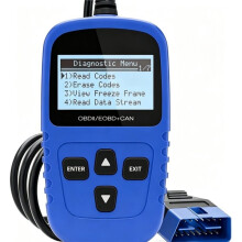 Scanner de Código de Problema OBD2 VD10, Suporta Diagnóstico de Motor, Dados de Congelamento e Verificação de Status I/M Pronto