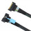 Slimline SAS MCIO SFF-8654 8I 5.0 74P PCIE to MCIO Server Connecting Cable High Speed Cable Server Data Cable 50CM 4