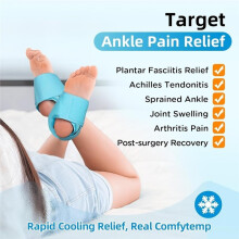 2pcs Ankle Ice Wrap, Suitable for Relieving Plantar Fasciitis, Swelling, and Foot Pain, Reusable,Ankle Ice Packs