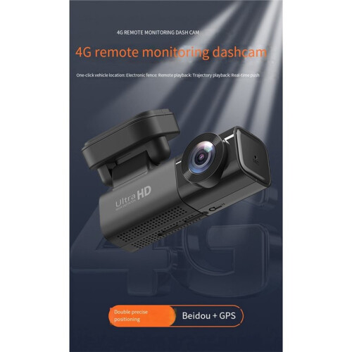 4G Dashcam Dual Lens 2K +1080P Night Vison Loop Records AOV  Lapse Video GPS Remote Control Cloud Security Storage 2