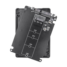Scheda Adattatore M.2 NGFF SSD A SATA3 Hard Disk 6Gbps Adattatore M.2 SSD Dual-Use M.2 NGFF A Scheda Adattatore SATA3.0 per PC
