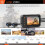Motorcycle Dash Cam Dual Lens with 3" Screen, Waterproof Video Recorder, G-Sensor, Night Vision,Loop Recording 3