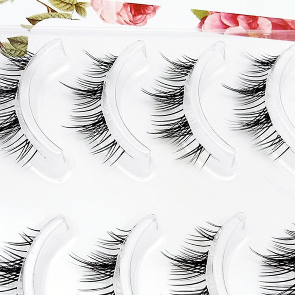Hue-Grain Natural Look C Curl False Eyelashes For Daily Use