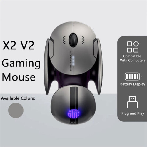 INPHIC X2 V2 Wireless Gaming Mouse 12800DPI Macro Programming  Wireless Mouse for PC Laptop Tablet 2