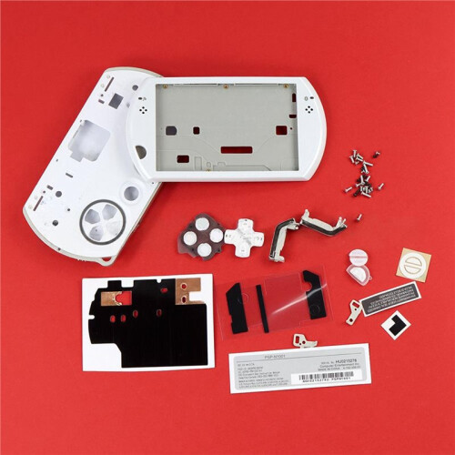 For  PSP GO Housing Shell Cover Replacement with Button Sticker Kit for PSP GO Game Console Accessories A 1