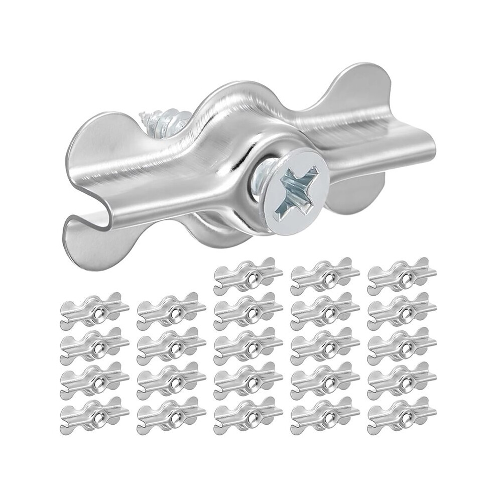 Photos - Other for Repair 24 Pcs Metal Flush Clip with Self-Tapping Screws for Storm Windows, Screens & Door Panels