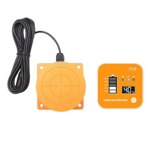 ME201R WiFi Ultrasonic Wireless Temperature Sensor with Level Display for Water Tank Liquid Level Monitoring EU
