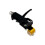Black Turntable Headshell with Pre-Mounted AT3600L Cartridge for Technics for Vinyl Record Player LP Phonograph A 1