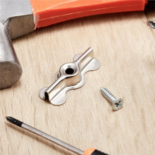 24 Pcs Metal Flush Clip with Self-Tapping Screws for Storm Windows, Screens & Door Panels