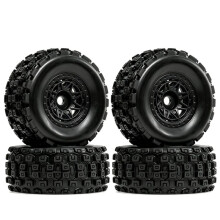 4stuk 1/14 RC Korte Truck Wiel Band 1/14 RC Rally Racing Drift Banden 12MM Hex Wiel voor TT01 TT02 1/14 RC Auto A