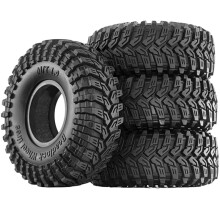 4stuk 1.9" Crawler Band 1/10 RC Crawler Auto Band 1.9 Inch Banden voor 1/10 RC Auto voor Axial SCX10 90046 TRX4 Capra Gen8