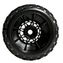 4st. 1/14 RC Kort Lastbil Däck 1/14 RC Rally Racing Drift Däck 12MM Hex Hjul för TT01 TT02 1/14 RC Bil A