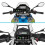 Tela de 8,1 Polegadas para Motocicleta com CarPlay, Android Auto, Sistema de Navegação com Câmeras Frontal e Traseira, Câmera Veicular 1080p e 5