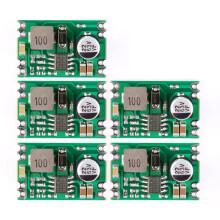 5Pcs - Step Down Power Supply Module Buck Regulated Board 2A Input 8-55V Output to DC12V Electronic Module