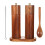 Conjunto de Moedores de Sal e Pimenta de Madeira com 2 Peças, Moedores Ajustáveis de 8 Polegadas com Escova e Colher para Presente de Casa e Cozinha 1