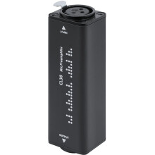 CL30 Inline Mic Preamp 28dB Gain 48V Phantom XLR for Dynamic Ribbon Mic Podcast Live Recording TKLBLS