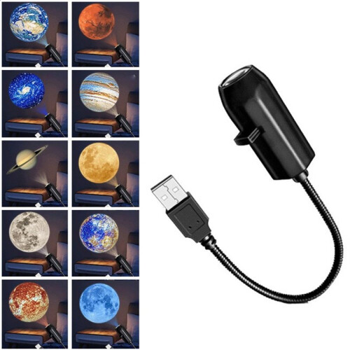 Projectielamp USB Directe Insteek USB Planet Projector Lamp USB Projectorlamp Schakelbaar Patroon 2