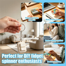 Keyboard Clicker Set 3D Prints, Fidget Keyboard Strong Tactile Bump & Crisp Clicks Clicker Insert Fidget Toy