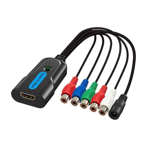 Convertidor de Componente YPbPr Rojo, Verde, Azul A  Compatible, 1080P  Compatible 1.3, Plug And