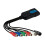 Convertidor de Componente YPbPr Rojo, Verde, Azul A  Compatible, 1080P  Compatible 1.3, Plug And 4