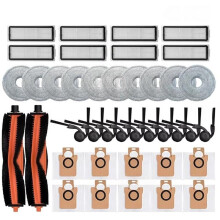 Accessories for Robot Vacuum H50-Main Side Brush, HEPA Filter,Mop Cloths,Dust Bag,Spare Parts for Vacuum Cleaner