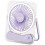Ultra-Thin Desktop Fan Digital Display USB Charging Strong Wind Silent Card Style Fan Dormitory Small Fan C 1