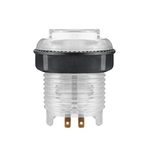 5PCS Illuminated Led Push Button 28mm Nut with 4Pin Light Cable for Zero Delay Board Arcade Game Machine Parts White 1