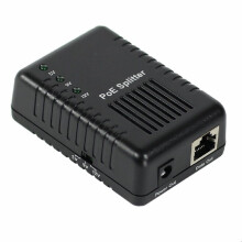 Gigabit PoE Splitter con Tensione Selezionabile 5V 9V 12V Uscita DIP per per Telecamera IP Non-PoE Router WiFi AP Dispositivi