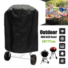 Clúdach Gríoscáin Barbecue Uiscedhíonach 420D le haghaidh Oigheann Tine Allamuigh Tromshaothair // 58x77cm