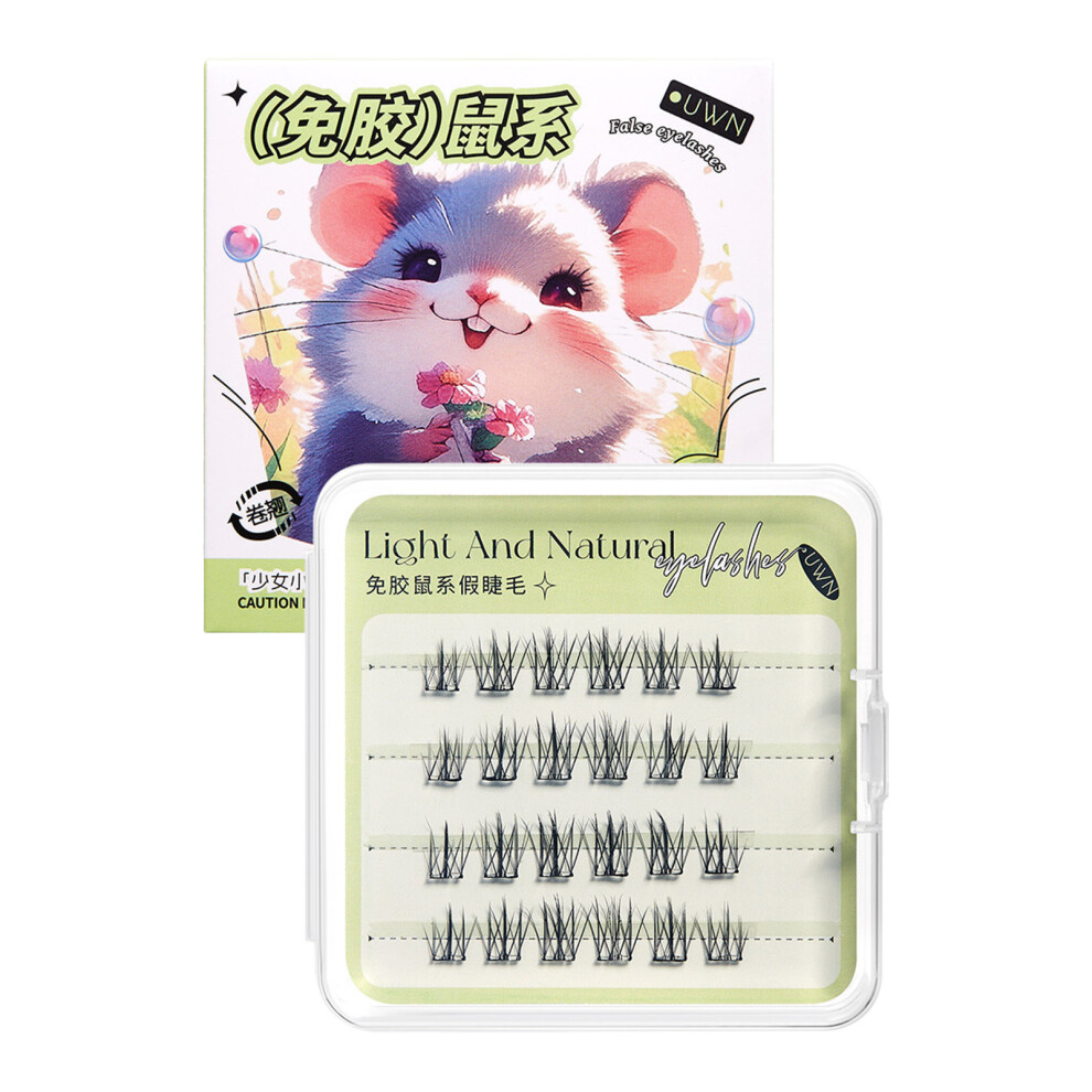 Zhouq-Outdoors (Rat System) Manga Self-Adhesive Eyelash Clusters