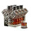 Διανομέας ουίσκι V8 Engines Liquor Bottle Bar, διανομέας κρασιού, δοχείο αλκοόλ, για τεκίλα 1
