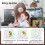 Yunbaoit Visual Timer with Protective Case, Rainbow Disk 60 Minute Countdown Timer for Kids and Adults, Silent Time Management Tool(Whi 3