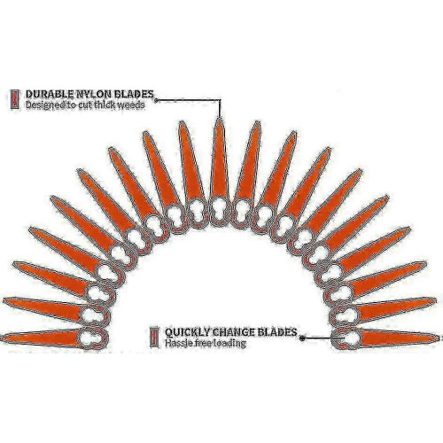 Stihl FSA 30 45 57 156 Χλοοκοπτικό PolyCut Λεπίδες 100 τεμ. 2