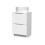 NES Home 500mm White Freestanding Vanity With Worktop and 420mm Round Basin 6