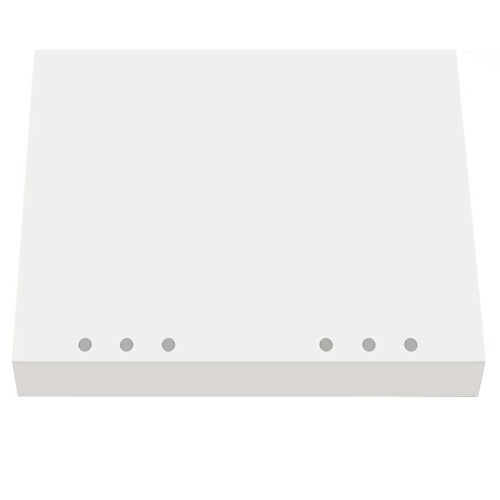 240 Sheets Blank Release Paper Pages for 6-Ring A5 Sticker Binder Organizer Double-Side Reusable Insert Refills