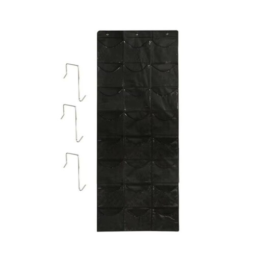 Cap Holder Organizer for Baseball Hats over the Door Storage Rack 24Pockets Multi-Function LargeCapacity Wall Bag,B