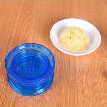 (Blue) Premium Garlic Press - Durable, Easy-Squeeze Kitchen Tool