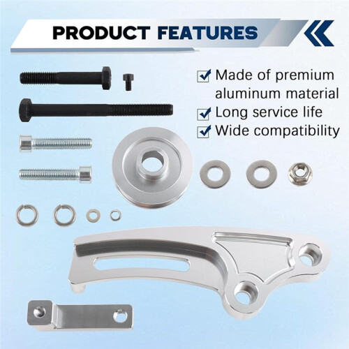 Alternator Conversion Bracket RS014-SL-BHW for  Rb30 Rb26 Rb25 Rb20 R32 Engine Alternator Bracket 2