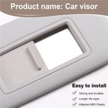 1Pair Left + Right Sun Visor Makeup Mirror with Light Grey 8W0857551 8W0857552 for A4L A5 Q5L Q2L