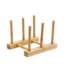 (2 squares) Bamboo Kitchen Organizer for Cutting Boards & Gloves