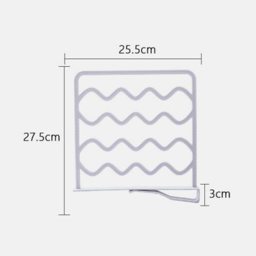 (White) Shelf Dividers - Easy Use & Removable 2