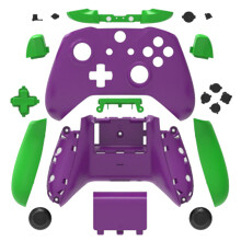 Opgradering til Xbox One S-controller, udskiftningskabinet giver et skarpt udseende med forbedret komfort, komplet kabinetsæt inklusive nødvendige