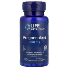Pregnenolona 100 mg 100 cápsulas LIFE Extension