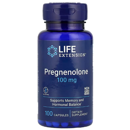 Pregnenolona 100 mg 100 cápsulas LIFE Extension